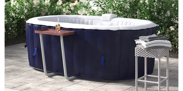 Aleko 2 Person Inflatable Hot Tub Garden 