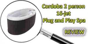 QCA Cordoba 16 jet plug and play hot tub